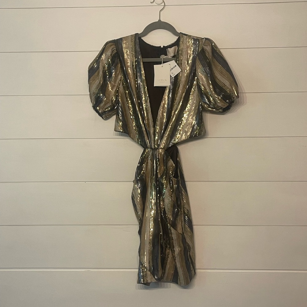 Free People Misha Party cut out dress
